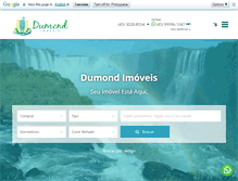 Tablet Screenshot of dumondimoveis.com.br